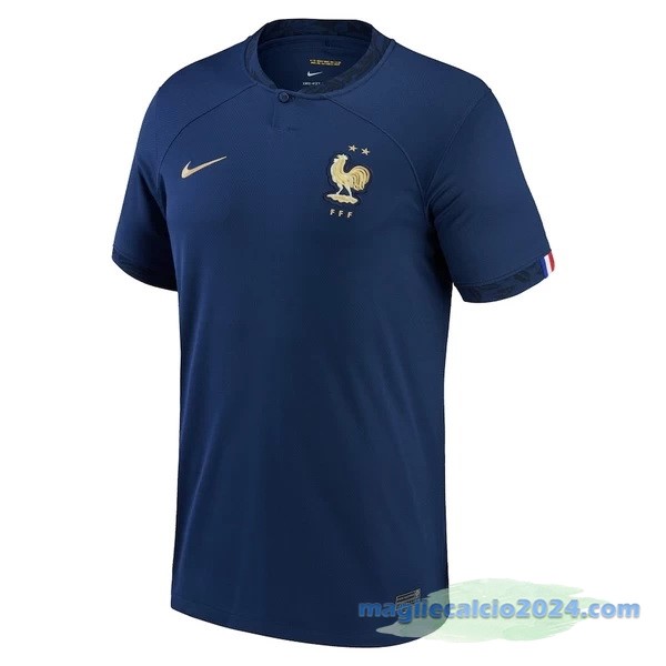 Thailandia Prima Maglia Francia 2022 Azul Navy Poco Prezzo