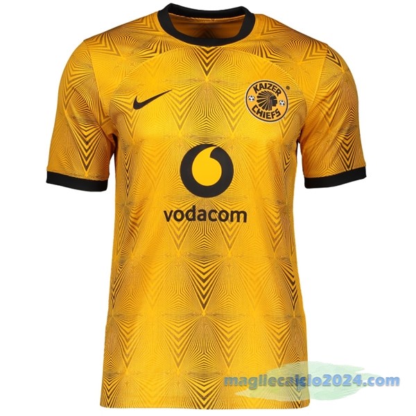 Thailandia Prima Maglia Kaizer Chiefs 2022 2023 Giallo Poco Prezzo