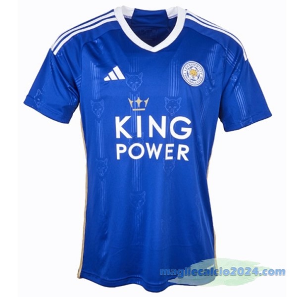 Thailandia Prima Maglia Leicester City 2023 2024 Azul Poco Prezzo