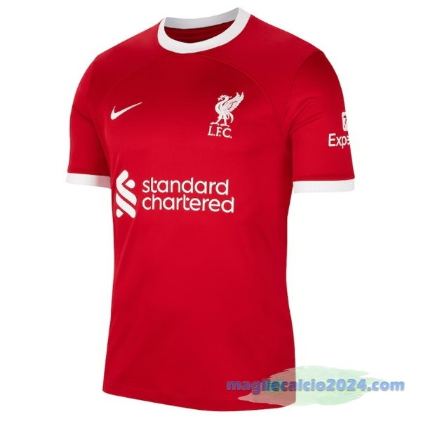 Thailandia Prima Maglia Liverpool 2023 2024 Rosso Poco Prezzo