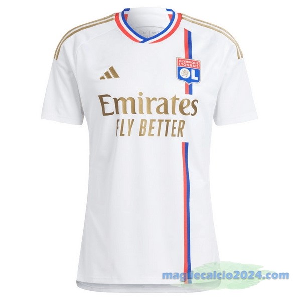 Thailandia Prima Maglia Lyon 2023 2024 Bianco Poco Prezzo