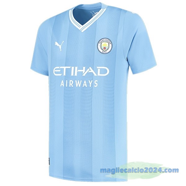 Thailandia Prima Maglia Manchester City 2023 2024 Azul Poco Prezzo