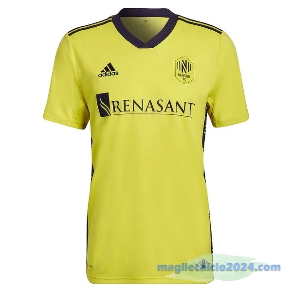 Thailandia Prima Maglia Nashville 2022 2023 Giallo Poco Prezzo