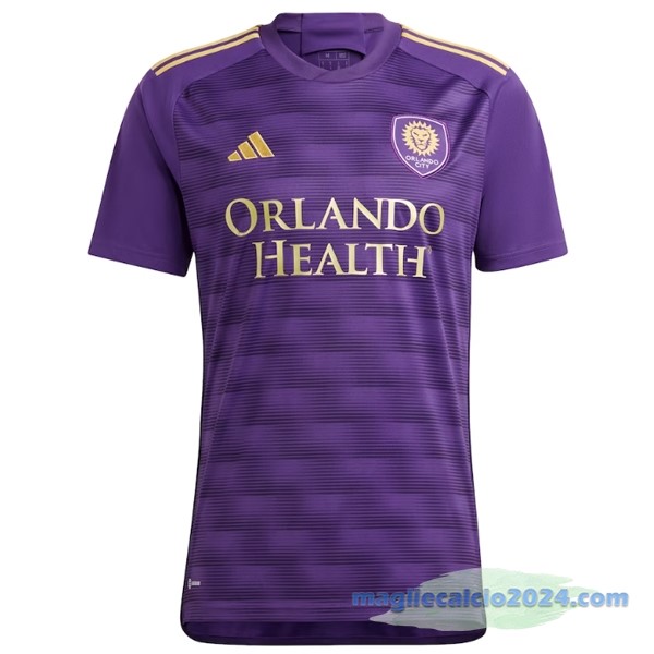 Thailandia Prima Maglia Orlando City 2023 2024 Purpureo Poco Prezzo