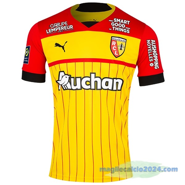 Thailandia Prima Maglia RC Lens 2022 2023 Giallo Poco Prezzo