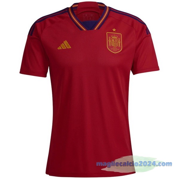 Thailandia Prima Maglia Spagna 2022 Rosso Poco Prezzo