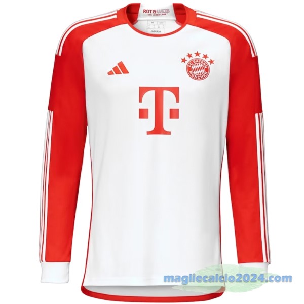 Thailandia Prima Manica lunga Bayern Múnich 2023 2024 Rosso Poco Prezzo