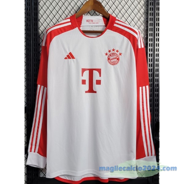 Thailandia Prima Manica lunga Bayern Múnich 2023 2024 Rosso Poco Prezzo