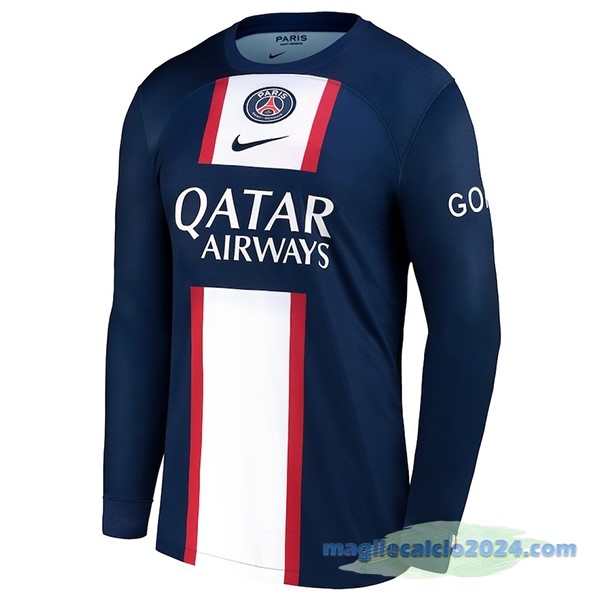 Thailandia Prima Manica lunga Paris Saint Germain 2022 2023 Azul Poco Prezzo