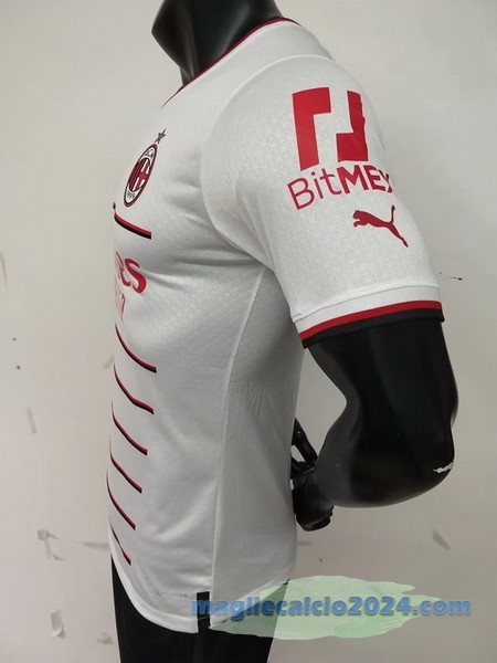 Thailandia Seconda Giocatori Maglia AC Milan 2022 2023 Bianco Poco Prezzo
