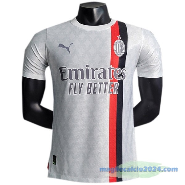 Thailandia Seconda Giocatori Maglia AC Milan 2023 2024 Bianco Poco Prezzo