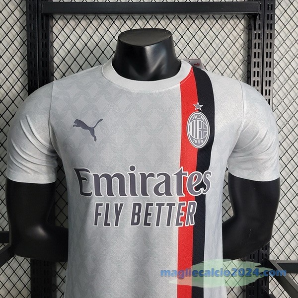 Thailandia Seconda Giocatori Maglia AC Milan 2023 2024 Bianco Poco Prezzo
