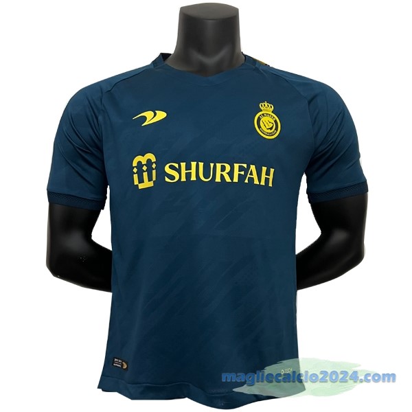 Thailandia Seconda Giocatori Maglia Al Nassr 2022 2023 Azul Poco Prezzo