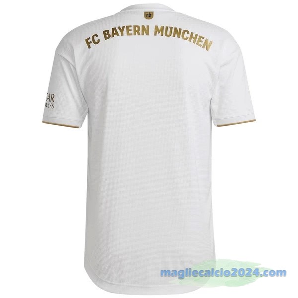Thailandia Seconda Giocatori Maglia Bayern Múnich 2022 2023 Bianco Poco Prezzo