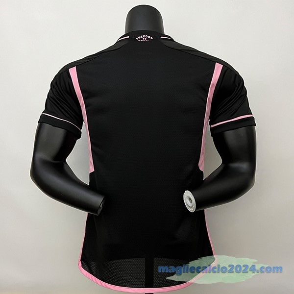 Thailandia Seconda Giocatori Maglia Inter Miami 2023 2024 Nero Poco Prezzo