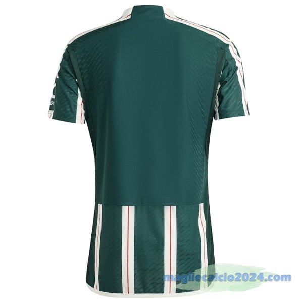 Thailandia Seconda Giocatori Maglia Manchester United 2023 2024 Verde Poco Prezzo