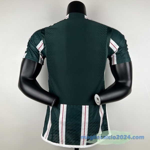 Thailandia Seconda Giocatori Maglia Manchester United 2023 2024 Verde Poco Prezzo