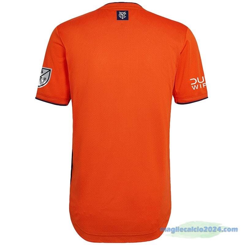 Thailandia Seconda Giocatori Maglia New York City 2022 2023 Arancione Poco Prezzo