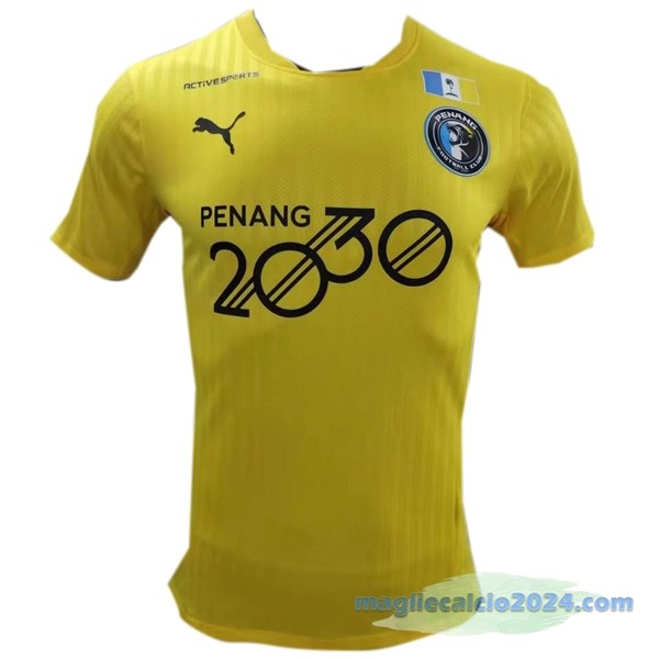 Thailandia Seconda Giocatori Maglia Penang 2022 2023 Giallo Poco Prezzo