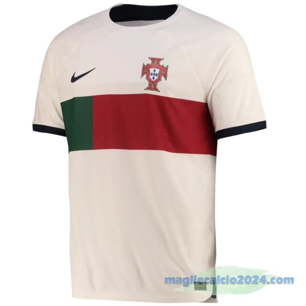 Thailandia Seconda Giocatori Maglia Portogallo 2022 Bianco Poco Prezzo