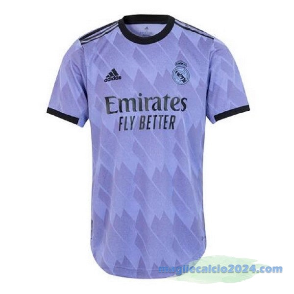 Thailandia Seconda Giocatori Maglia Real Madrid 2022 2023 Purpureo Poco Prezzo