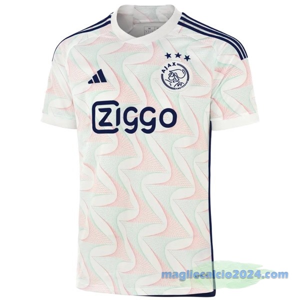 Thailandia Seconda Maglia Ajax 2023 2024 Bianco Poco Prezzo