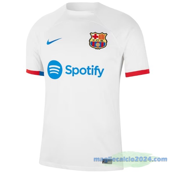 Thailandia Seconda Maglia Barcelona 2023 2024 Bianco Poco Prezzo