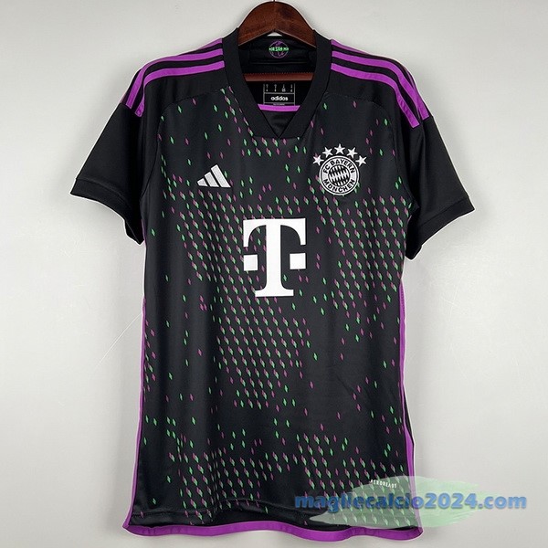 Thailandia Seconda Maglia Bayern Múnich 2023 2024 Nero Poco Prezzo