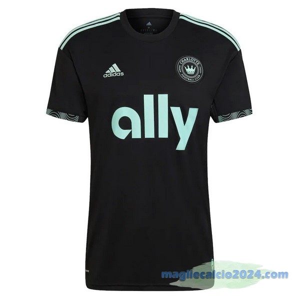 Thailandia Seconda Maglia Charlotte 2022 2023 Nero Poco Prezzo