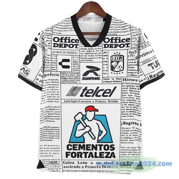 Thailandia Seconda Maglia Club León 2022 2023 Bianco Poco Prezzo