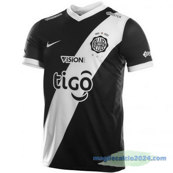 Thailandia Seconda Maglia Club Olimpia 2022 2023 Nero Poco Prezzo