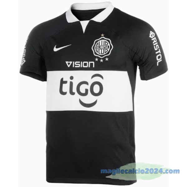 Thailandia Seconda Maglia Club Olimpia 2023 2024 Nero Poco Prezzo
