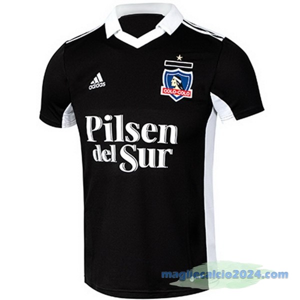 Thailandia Seconda Maglia Colo Colo 2022 2023 Nero Poco Prezzo