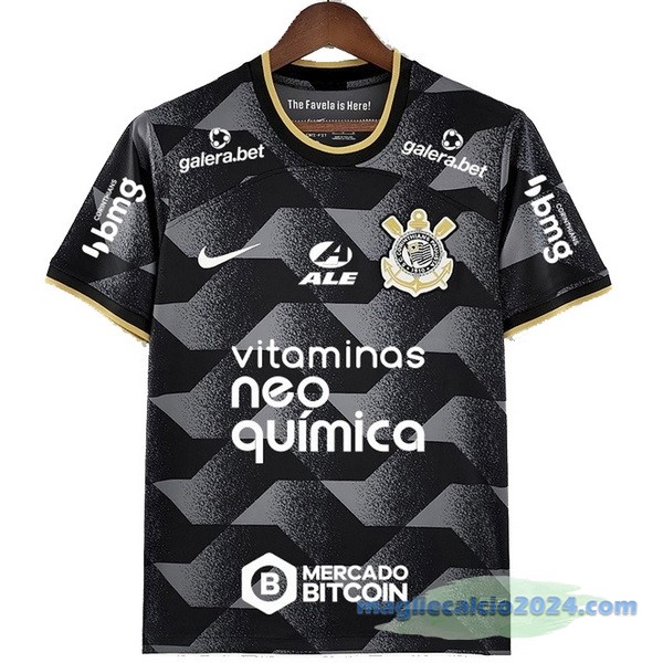 Thailandia Seconda Maglia Corinthians Paulista 2022 2023 I Nero Poco Prezzo
