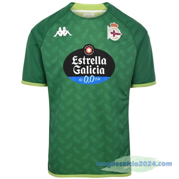 Thailandia Seconda Maglia Deportivo de La Coruna 2022 2023 Verde Poco Prezzo