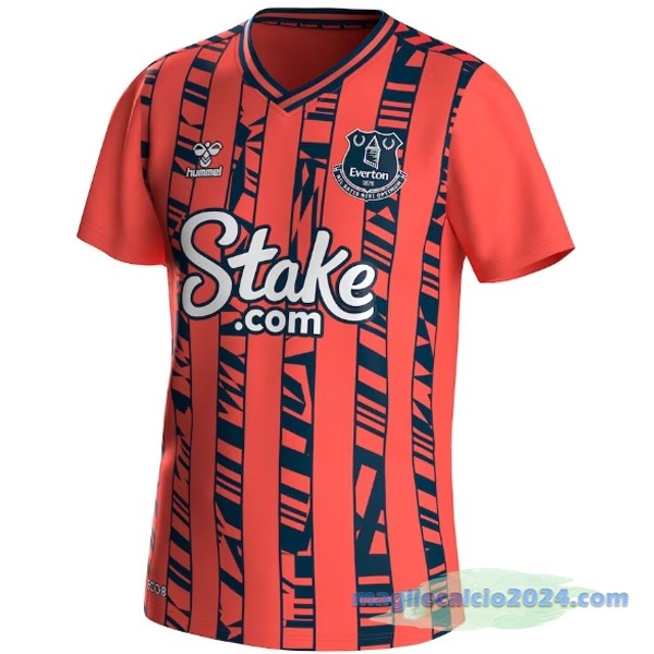 Thailandia Seconda Maglia Everton 2023 2024 Arancione Poco Prezzo