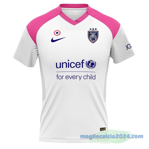 Thailandia Seconda Maglia Johor Darul Takzim 2022 2023 Bianco Poco Prezzo