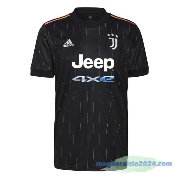 Thailandia Seconda Maglia Juventus 2021 2022 Nero Poco Prezzo