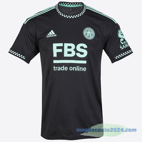 Thailandia Seconda Maglia Leicester City 2022 2023 Nero Poco Prezzo