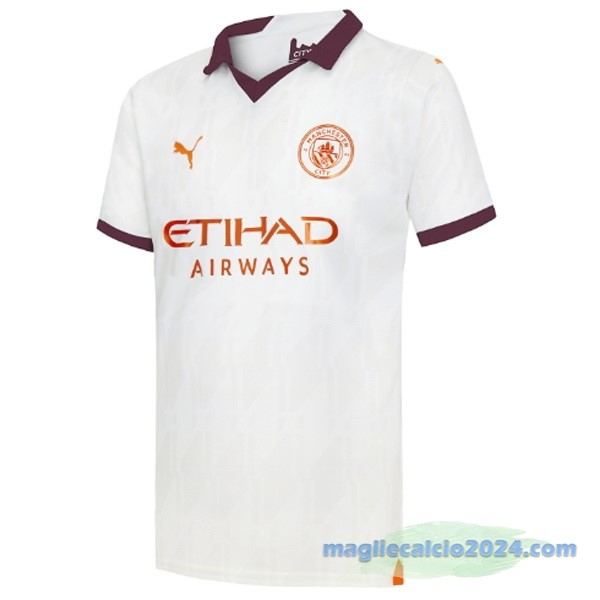 Thailandia Seconda Maglia Manchester City 2023 2024 Giallo Poco Prezzo