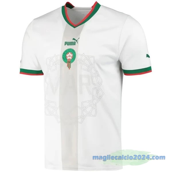 Thailandia Seconda Maglia Marocco 2022 Bianco Poco Prezzo