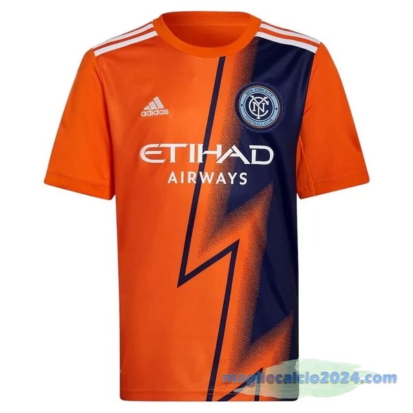 Thailandia Seconda Maglia New York City 2022 2023 Arancione Poco Prezzo