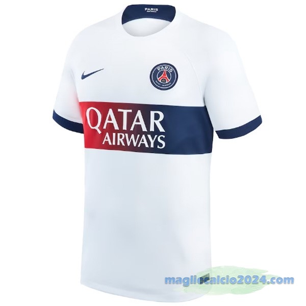 Thailandia Seconda Maglia Paris Saint Germain 2023 2024 Bianco Poco Prezzo