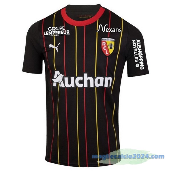 Thailandia Seconda Maglia RC Lens 2023 2024 Nero Poco Prezzo