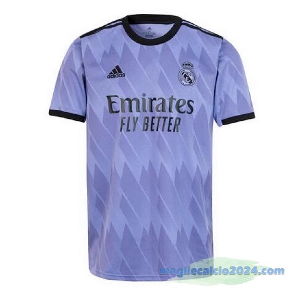 Thailandia Seconda Maglia Real Madrid 2022 2023 Purpureo Poco Prezzo