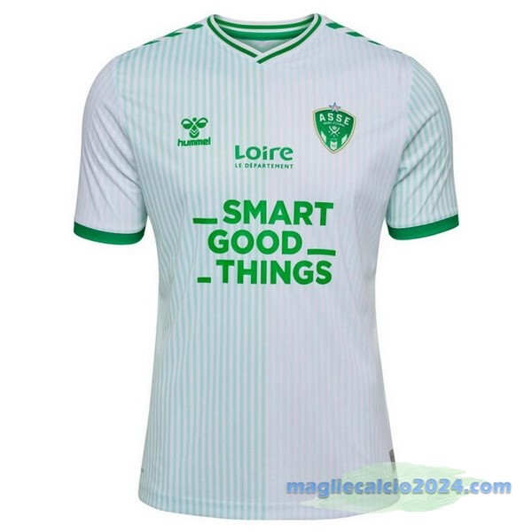 Thailandia Seconda Maglia Saint Étienne 2023 2024 Bianco Poco Prezzo