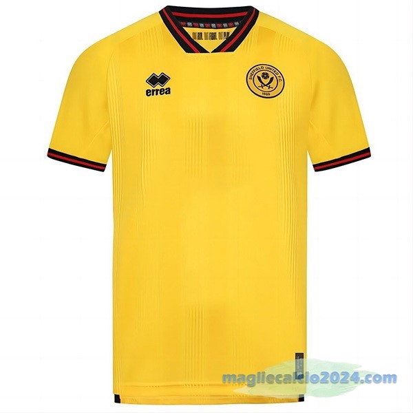 Thailandia Seconda Maglia Sheffield United 2023 2024 Giallo Poco Prezzo