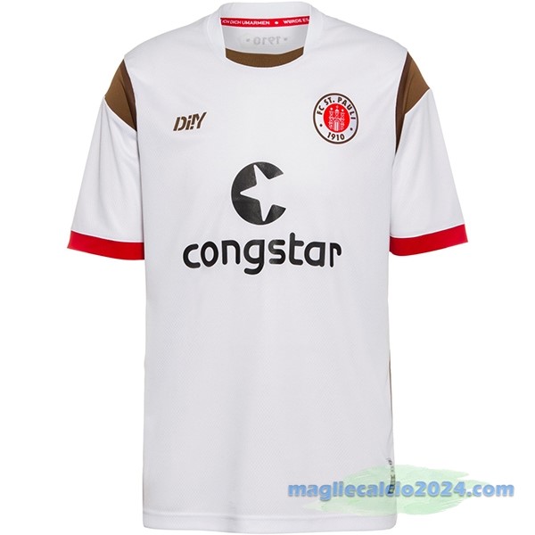 Thailandia Seconda Maglia St Pauli 2022 2023 Bianco Poco Prezzo