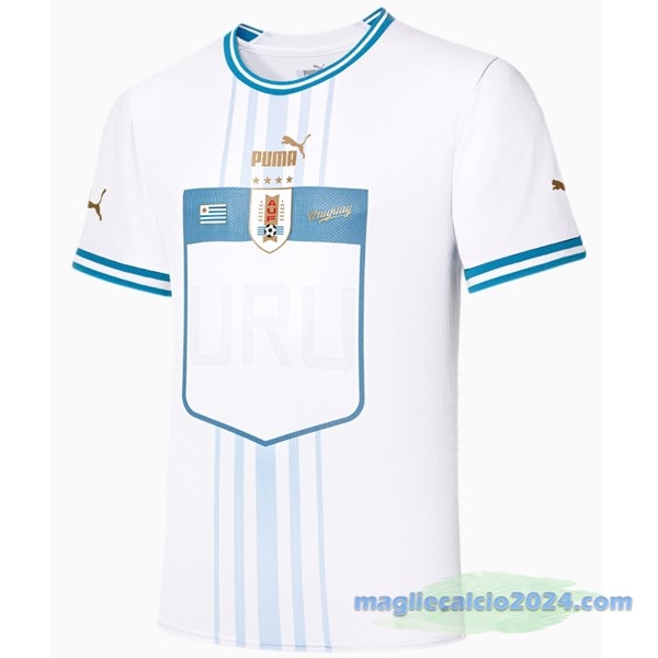 Thailandia Seconda Maglia Uruguay 2022 Bianco Poco Prezzo