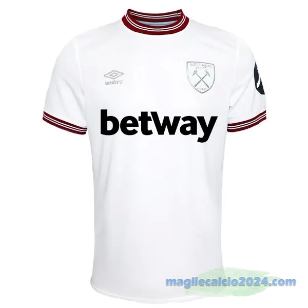 Thailandia Seconda Maglia West Ham United 2023 2024 Bianco Poco Prezzo